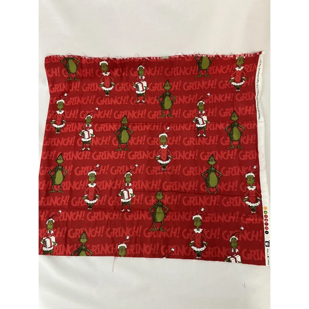 Fabric Dr. Seuss How The Grinch Stole Christmas 44